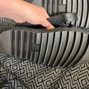 Doc Martens Black Sandals with Thick Soles